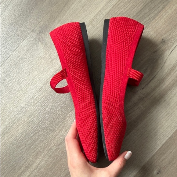 a new day Shiloh Knit Machine Washable Mary Jane Ballet Flats Memory Foam Insole - Picture 3 of 3